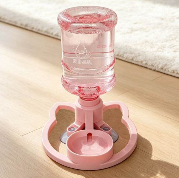 Minimalist Gravity Cat Water Dispenser | Eco-Friendly, No-Electric, Fits Any Standard Bottle